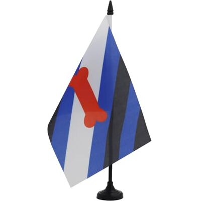 AZ FLAG Drapeau de Table Puppy Pride fierté du chiot Cuir 21x14 cm Usage intérieur Drapeau de bureau Bone Dog Pride finition cousue et bords renforcés polyester 100D AZ FLAG Drapeau de Table Puppy Pride fierté du chiot Cuir 21x14 cm Usage intérieur Drapeau de bureau Bone Dog Pride finition cousue et bords renforcés polyester 100D