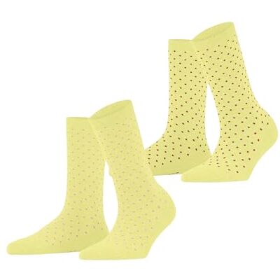 ESPRIT femme Fine Dot 2-Pack chaussettes respirantes coton fines renforcées douces couture plate aux orteils motif fantaisie à pois multipack 2 paires ESPRIT femme Fine Dot 2-Pack chaussettes respirantes coton fines renforcées douces couture plate aux orteils motif fantaisie à pois multipack 2 paires