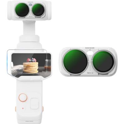 NEEWER Filtre ND Variable Compatible avec Insta360 Luna Ultra, Blanc Filtre ND Réglable ND2-32,Cadre Magnétique en Métal,Clichés au TéléObjectif 12x de Grande Netteté,Effet de Flou de Mouvement NEEWER Filtre ND Variable Compatible avec Insta360 Luna Ultra, Blanc Filtre ND Réglable ND2-32,Cadre Magnétique en Métal,Clichés au TéléObjectif 12x de Grande Netteté,Effet de Flou de Mouvement