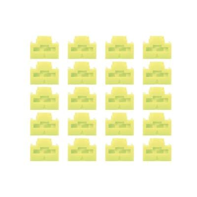 LINDY 47895 Lot de 20 bloqueurs de port RJ-45 (sans clé) Vert LINDY 47895 Lot de 20 bloqueurs de port RJ-45 (sans clé) Vert
