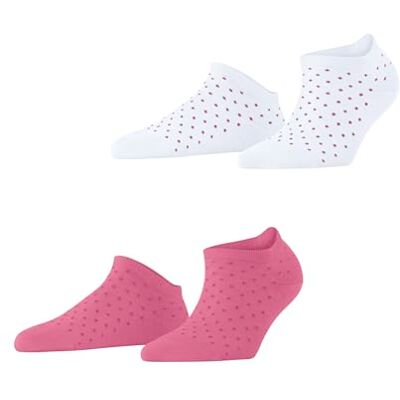 ESPRIT femme Fine Dot 2-Pack socquettes respirantes coton renforcées résistantes douces sur la peau motif fantaisie multipack 2 paires ESPRIT femme Fine Dot 2-Pack socquettes respirantes coton renforcées résistantes douces sur la peau motif fantaisie multipack 2 paires