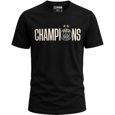 PSG T-Shirt Champions 2 étoiles Collection Officielle Paris Saint Germain PSG T-Shirt Champions 2 étoiles Collection Officielle Paris Saint Germain