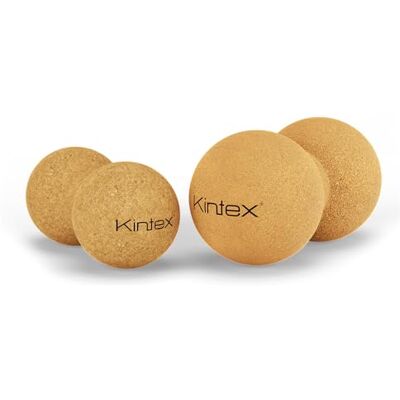 Kintex Boule Fascia en Liège - 13,5/16cm Bola de Massage Naturelle pour Muscles Kintex Boule Fascia en Liège - 13,5/16cm Bola de Massage Naturelle pour Muscles