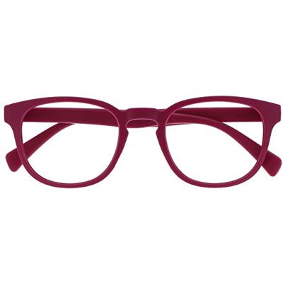 OPULIZE Lunettes de lecture pop rondes avec monture mate et charnières à ressort OPULIZE Lunettes de lecture pop rondes avec monture mate et charnières à ressort