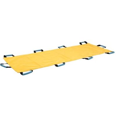 GIMA Drap porte-blessé pliable 200x70 cm jaune, 55995 GIMA Drap porte-blessé pliable 200x70 cm jaune, 55995