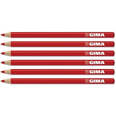 GIMA Crayon dermatologique, pour marquer la peau et mettre en évidence les zones à traiter, boîte de 6 pièces, 33177 GIMA Crayon dermatologique, pour marquer la peau et mettre en évidence les zones à traiter, boîte de 6 pièces, 33177