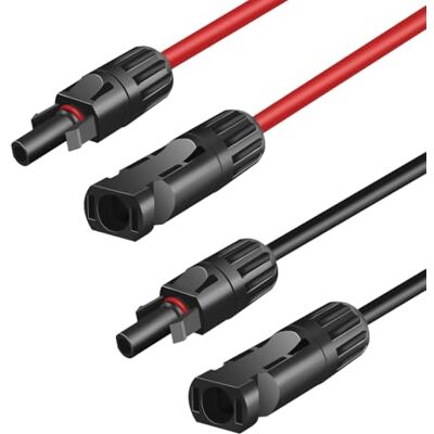 Logilink PHC0103 Kit d'extension solaire MC4/M vers MC4/F 6 mm² CU, 5 m Logilink PHC0103 Kit d'extension solaire MC4/M vers MC4/F 6 mm² CU, 5 m
