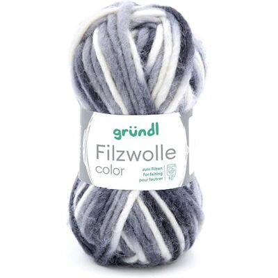 Modèle Gründl - Gris - 50g - Mélange d'artisanat Modèle Gründl - Gris - 50g - Mélange d'artisanat