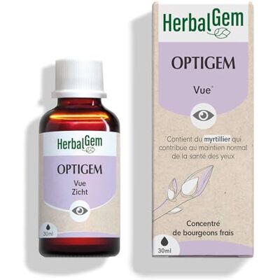 Herbalgem Optigem Complexe de Gemmothérapie Concentrée, Confort Oculaire, 30 ml Myrtillier, genévrier et lutéine pour soutenir le confort des yeux. Extrait de bourgeon concentré, dès 13 ans. Herbalgem Optigem Complexe de Gemmothérapie Concentrée, Confort Oculaire, 30 ml Myrtillier, genévrier et lutéine pour soutenir le confort des yeux. Extrait de bourgeon concentré, dès 13 ans.