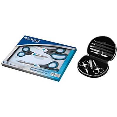 Westcott N-90027 Ciseaux Easy Grip - Usage domestique et bureau Westcott N-90027 Ciseaux Easy Grip - Usage domestique et bureau