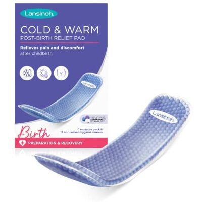 Lansinoh Coussinets de soulagement périnéal froids et chauds – Réutilisables pour congélateur et micro-ondes après l'accouchement – Récupération après la naissance, premiers jours, sac d'hôpital Lansinoh Coussinets de soulagement périnéal froids et chauds – Réutilisables pour congélateur et micro-ondes après l'accouchement – Récupération après la naissance, premiers jours, sac d'hôpital