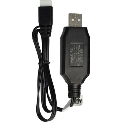 vhbw Câble de charge USB pour batteries RC avec connecteur JST XH-3P, 60 cm, 4,2 V vhbw Câble de charge USB pour batteries RC avec connecteur JST XH-3P, 60 cm, 4,2 V