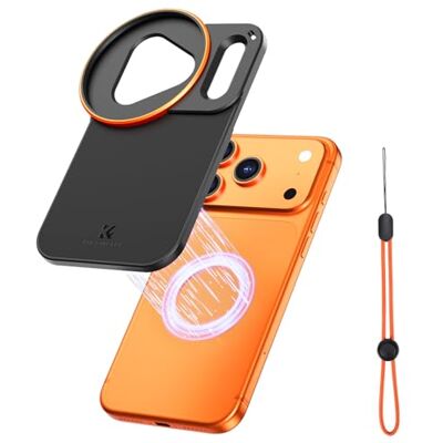 K&F CONCEPT Clip de filtre magnétique double face de 58 mm Filtre non inclus, compatible uniquement avec les filtres filetés iPhone 17 Pro et 58 mm, FA101 K&F CONCEPT Clip de filtre magnétique double face de 58 mm Filtre non inclus, compatible uniquement avec les filtres filetés iPhone 17 Pro et 58 mm, FA101