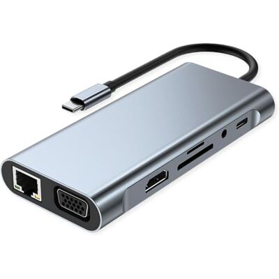 Value Station d'accueil USB de type C, HDMI 4K60, 1 Gigabit Ethernet, 2 ports USB A + type C PD, 1 SD/microSD, 1 audio Value Station d'accueil USB de type C, HDMI 4K60, 1 Gigabit Ethernet, 2 ports USB A + type C PD, 1 SD/microSD, 1 audio
