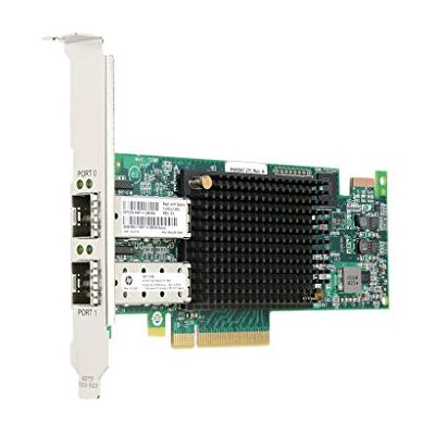 HPE StoreFabric SN1100E Adaptateur de bus hôte PCIe 3.0 x8 profil bas 16Gb Fibre Channel x 2 pour Integrity MC990, ProLiant DL360p Gen8, ML350p Gen8, XL230a Gen9, StoreEasy 3850 HPE StoreFabric SN1100E Adaptateur de bus hôte PCIe 3.0 x8 profil bas 16Gb Fibre Channel x 2 pour Integrity MC990, ProLiant DL360p Gen8, ML350p Gen8, XL230a Gen9, StoreEasy 3850