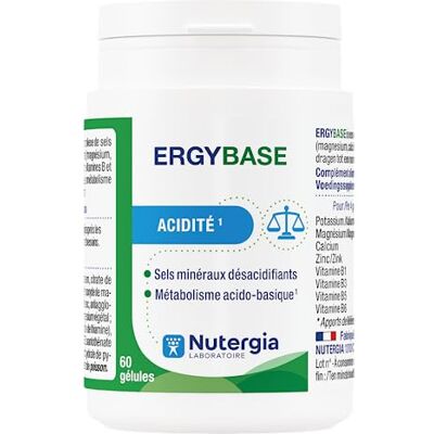 Nutergia Ergybase - Zinc & Minéraux - Complément alimentaire Nutergia Ergybase - Zinc & Minéraux - Complément alimentaire