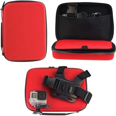 Navitech Étui Rigide Rouge Robuste pour Caméra d'action Compatible avec Le Kitvision Full HD 1080p caméra d'action Navitech Étui Rigide Rouge Robuste pour Caméra d'action Compatible avec Le Kitvision Full HD 1080p caméra d'action