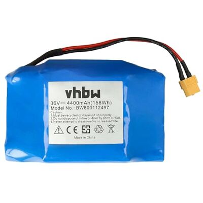 vhbw Batterie remplace Manta 10S2P pour hoverboard (4400mAh, 36V, Li-Ion) vhbw Batterie remplace Manta 10S2P pour hoverboard (4400mAh, 36V, Li-Ion)