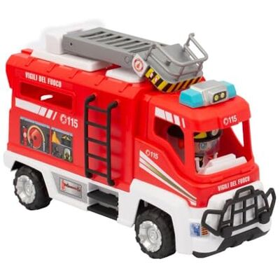 Camion de pompiers Giochi Preziosi avec figurine Camion de pompiers Giochi Preziosi avec figurine
