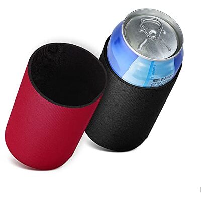 kwmobile 2x Rafraîchisseur de canette compatible avec 330ml / 355ml Boîte Lot de refroidisseurs canettes soda bières 6,5 x 10 cm noir-rouge kwmobile 2x Rafraîchisseur de canette compatible avec 330ml / 355ml Boîte Lot de refroidisseurs canettes soda bières 6,5 x 10 cm noir-rouge