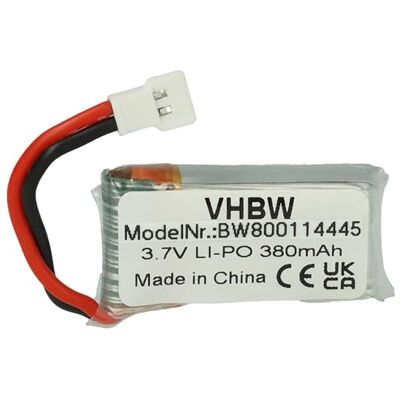 vhbw Batterie Compatible avec Carrera CRC X1 (503001), RC Video One (503003) Drone (380mAh, 3,7V, Li-polymère) vhbw Batterie Compatible avec Carrera CRC X1 (503001), RC Video One (503003) Drone (380mAh, 3,7V, Li-polymère)