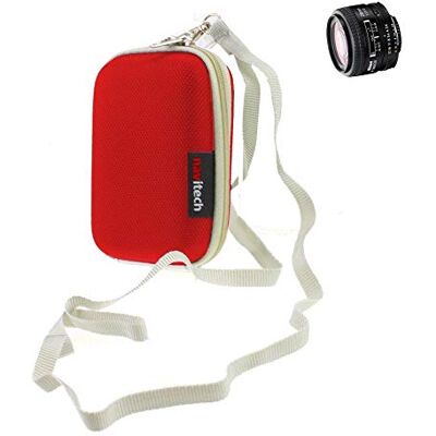 Navitech Étui d'objectif Rouge résistant à l'eau Compatible avec Le Nikon AF NIKKOR 28mm f/2.8D Navitech Étui d'objectif Rouge résistant à l'eau Compatible avec Le Nikon AF NIKKOR 28mm f/2.8D