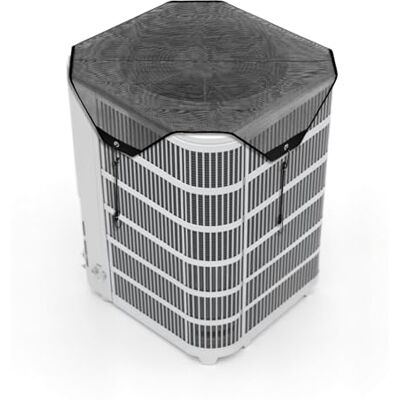 VEVOR Housse de climatisation pour extérieur, 91 x 91 cm, pour climatiseur à débris, filet en PVC, taille universelle, housse de climatisation extérieure, noir VEVOR Housse de climatisation pour extérieur, 91 x 91 cm, pour climatiseur à débris, filet en PVC, taille universelle, housse de climatisation extérieure, noir