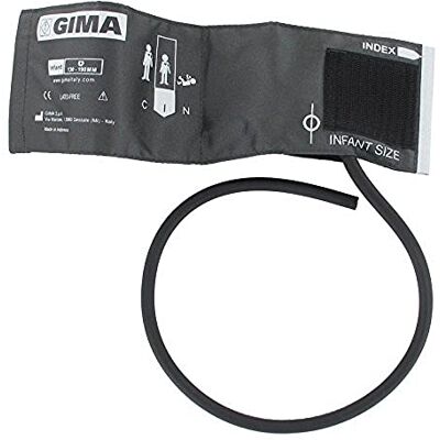 GIMA 32886 Bracelet Coton + Lung Coque en TPU, bébé, gris/noir GIMA 32886 Bracelet Coton + Lung Coque en TPU, bébé, gris/noir