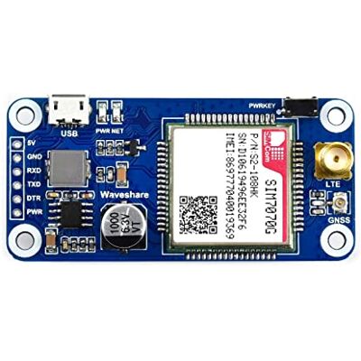 Waveshare SIM7070G NB-IoT/Cat-M/GPRS/GNSS HAT for Raspberry Pi, Low Power Narrow Band Cellular IoT Communication Module Global Band Support with GNSS Positioning Waveshare SIM7070G NB-IoT/Cat-M/GPRS/GNSS HAT for Raspberry Pi, Low Power Narrow Band Cellular IoT Communication Module Global Band Support with GNSS Positioning