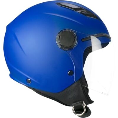Casque moto jet bébé Ska-P 2MHA - Bleu mat XL Casque moto jet bébé Ska-P 2MHA - Bleu mat XL