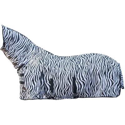 HKM 4669 Couverture anti-mouches, motif zèbre, pour chevaux, 95 cm HKM 4669 Couverture anti-mouches, motif zèbre, pour chevaux, 95 cm