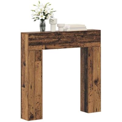 vidaXL Cadre de cheminée Bois ancien 102 x 18 x 100,5 cm vidaXL Cadre de cheminée Bois ancien 102 x 18 x 100,5 cm
