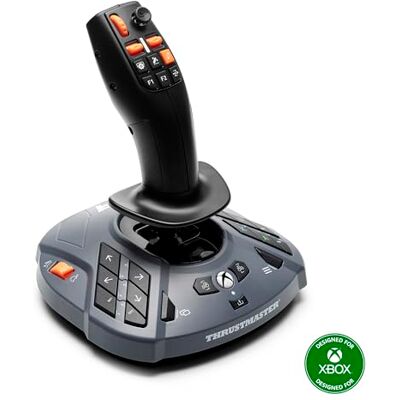 Thrustmaster SimTask FarmStick Joystick Multifonction XBOX & PC Joystick à 3 axes, Plug & Play dans Farming Simulator 25, 33 boutons d’action, accélérateur à main, capteurs à effet Hall Thrustmaster SimTask FarmStick Joystick Multifonction XBOX & PC Joystick à 3 axes, Plug & Play dans Farming Simulator 25, 33 boutons d’action, accélérateur à main, capteurs à effet Hall