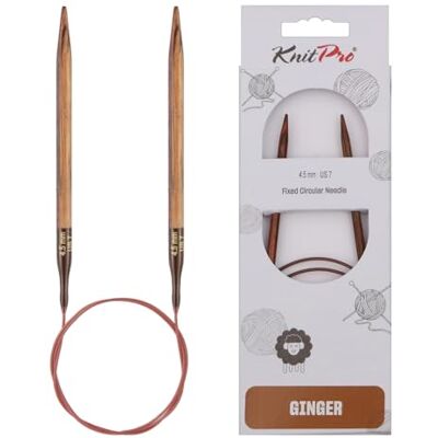 KnitPro Ginger Birk 40cm 4,50mm - Aiguilles à Tricoter KnitPro Ginger Birk 40cm 4,50mm - Aiguilles à Tricoter