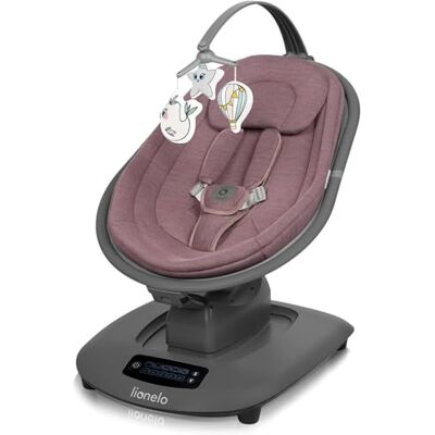 Balançoire pour bébé Lionelo Blossom - 5 Modes, Tissu Bambou Balançoire pour bébé Lionelo Blossom - 5 Modes, Tissu Bambou