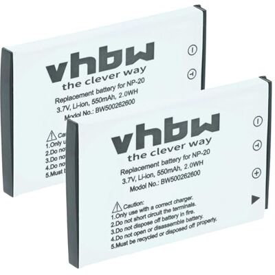vhbw Lot de 2 batteries compatibles avec Casio Exilim EX série EX-Z3, EX-Z4, EX-Z5, EX-Z60, EX-Z65 Appareil photo Digicam DSLR (550 mAh, 3,6 V, Li-Ion) vhbw Lot de 2 batteries compatibles avec Casio Exilim EX série EX-Z3, EX-Z4, EX-Z5, EX-Z60, EX-Z65 Appareil photo Digicam DSLR (550 mAh, 3,6 V, Li-Ion)