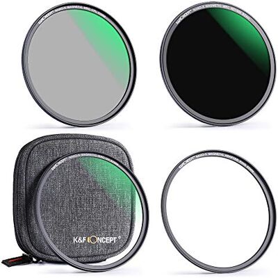 K&F CONCEPT 62mm Filtre UV Polarisant ND1000 Magnétique avec Bague et Sac Installer Rapidement,Aimanté,HD,Nano-revêtement,Étanche,Résistant à l’huile et aux rayure,Cadre CNC Antidérapant,Nano-X,FU701 K&F CONCEPT 62mm Filtre UV Polarisant ND1000 Magnétique avec Bague et Sac Installer Rapidement,Aimanté,HD,Nano-revêtement,Étanche,Résistant à l’huile et aux rayure,Cadre CNC Antidérapant,Nano-X,FU701