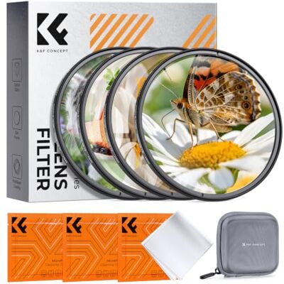 K&F CONCEPT Kit de filtres macro gros plan 49 mm +1, +2, +4, +10 Nano-K Series K&F CONCEPT Kit de filtres macro gros plan 49 mm +1, +2, +4, +10 Nano-K Series