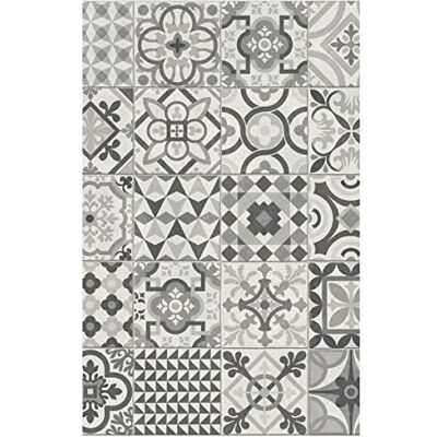 Tapis en carrelage vinyle Alhambra - Motif hydraulique 60x440cm Tapis en carrelage vinyle Alhambra - Motif hydraulique 60x440cm