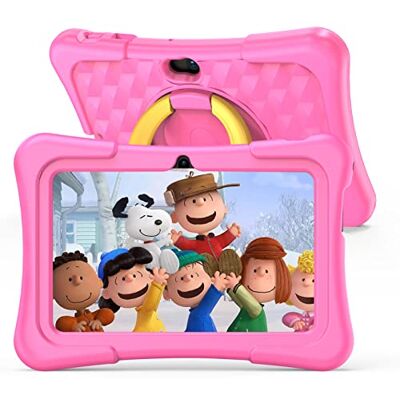 Tablette pour enfants PRITOM - 7 pouces Android 11 - Caméra double éducative Tablette pour enfants PRITOM - 7 pouces Android 11 - Caméra double éducative