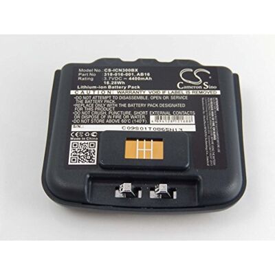 vhbw Batterie Li-ion 4400 mAh (3,7 V) compatible avec le scanner de codes-barres Intermec CN3, CN3E, CN4, CN4E de rechange pour 318-016-001, 318-016-002, AB15, AB16, AB9. vhbw Batterie Li-ion 4400 mAh (3,7 V) compatible avec le scanner de codes-barres Intermec CN3, CN3E, CN4, CN4E de rechange pour 318-016-001, 318-016-002, AB15, AB16, AB9.