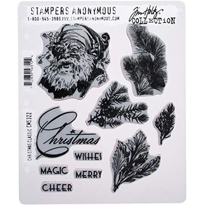 Stampers Anonymous Tim Holtz Tampon de stockage alimentaire - Multicolore - 24.13 x 19.05 x 0.76 cm Stampers Anonymous Tim Holtz Tampon de stockage alimentaire - Multicolore - 24.13 x 19.05 x 0.76 cm