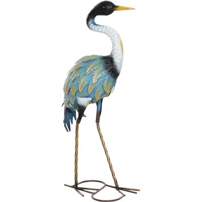 Outsunny Statue Jardin Exterieur, Sculpture de héron en métal, décoration de Jardin Exterieur 63 cm, pour étang, Patio, terrasse, pelouse, Multicolore Outsunny Statue Jardin Exterieur, Sculpture de héron en métal, décoration de Jardin Exterieur 63 cm, pour étang, Patio, terrasse, pelouse, Multicolore
