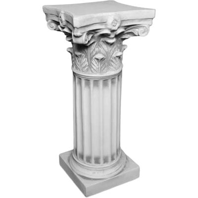 gartendekoparadies.de Grande et belle colonne avec motif feuilles, en pierre, résistant au gel gartendekoparadies.de Grande et belle colonne avec motif feuilles, en pierre, résistant au gel