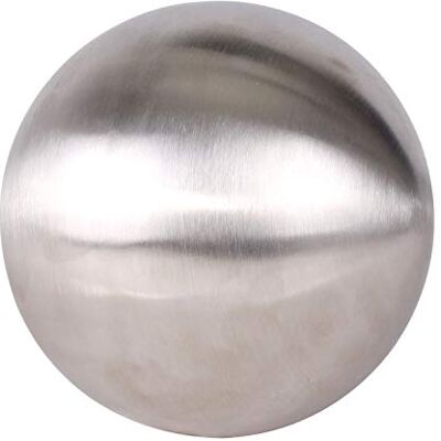 Spetebo Boule décorative en acier inoxydable brossé mat 30 cm Boule flottante Boule de jardin Spetebo Boule décorative en acier inoxydable brossé mat 30 cm Boule flottante Boule de jardin