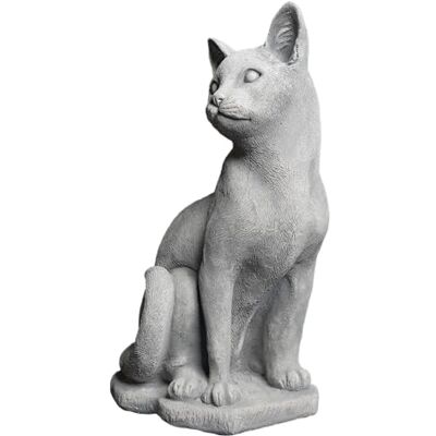 gartendekoparadies.de Figure de Pierre Massive Chat décoration de Jardin en Pierre reconstituée, résistant au Gel décoration de pièce gartendekoparadies.de Figure de Pierre Massive Chat décoration de Jardin en Pierre reconstituée, résistant au Gel décoration de pièce