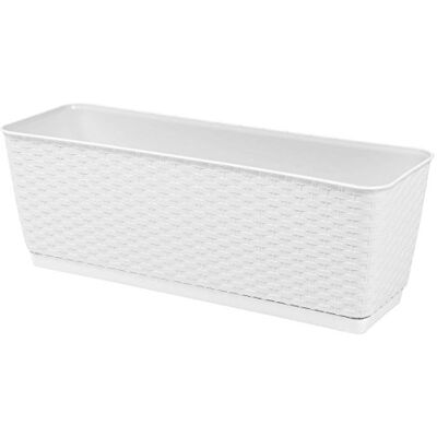 Prosperplast Prosper Plast DRL500P-S449 Ratolla P Pot de fleurs Blanc 49,2 x 17,2 x 17,4 cm Prosperplast Prosper Plast DRL500P-S449 Ratolla P Pot de fleurs Blanc 49,2 x 17,2 x 17,4 cm