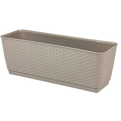 Prosperplast Prosper Plast Ratolla P Pot de fleurs Mocca, 49,2 x 17,2 x 17,4 cm Prosperplast Prosper Plast Ratolla P Pot de fleurs Mocca, 49,2 x 17,2 x 17,4 cm
