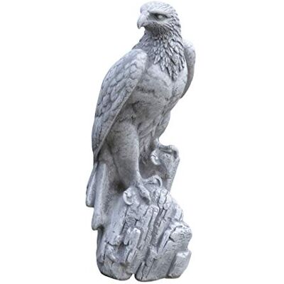 gartendekoparadies.de Belle Figure d'aigle en Pierre, Hauteur 50 cm, Empreinte au Sol 17 x 15 cm, Gris, Poids 14 kg, en Pierre moulée résistante au Gel gartendekoparadies.de Belle Figure d'aigle en Pierre, Hauteur 50 cm, Empreinte au Sol 17 x 15 cm, Gris, Poids 14 kg, en Pierre moulée résistante au Gel