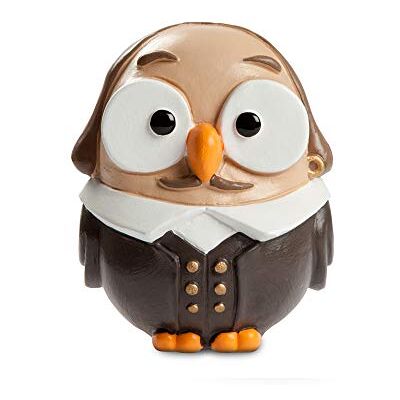 Egan Gufo William Shakespear - Figurine en céramique Egan Gufo William Shakespear - Figurine en céramique